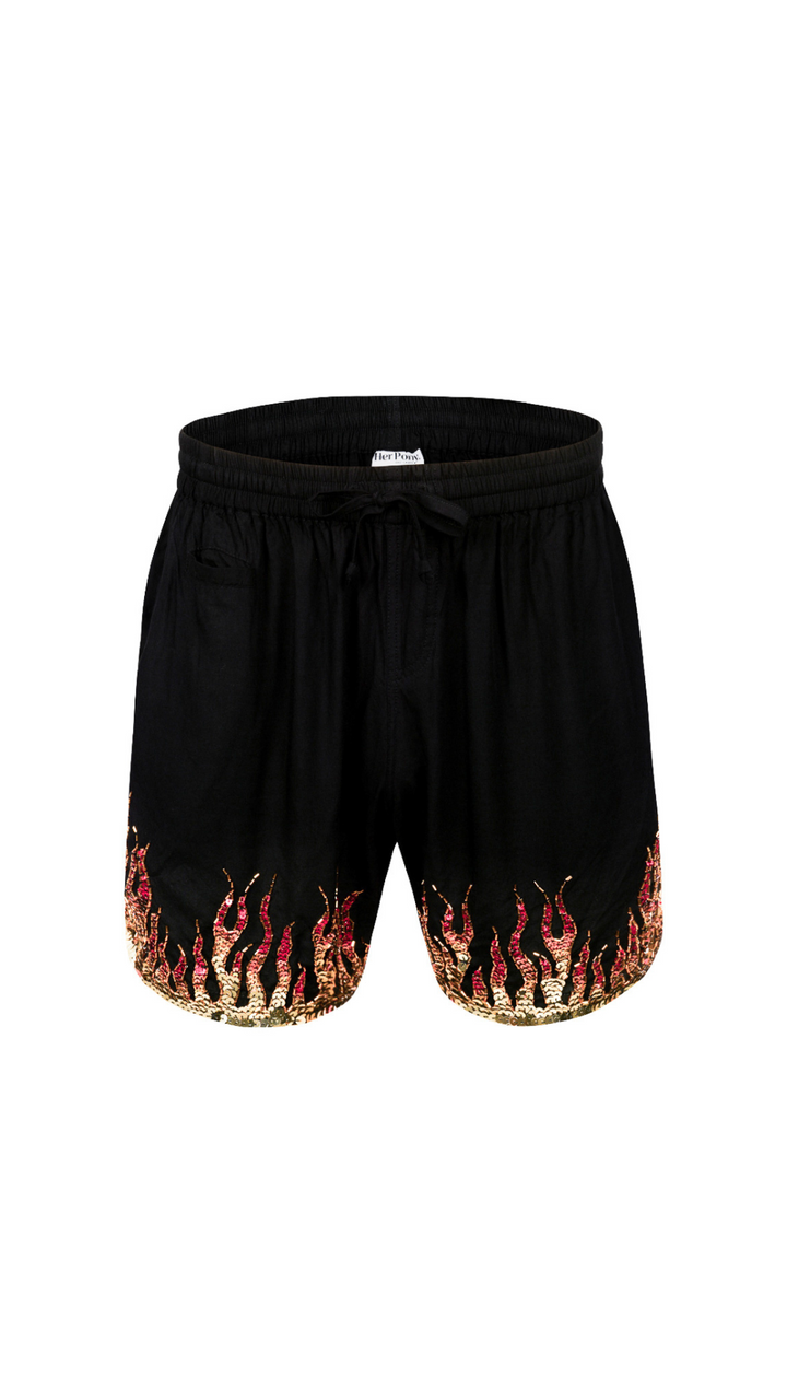 BLAZE SEQUIN SPARKLE UNISEX SHORTS