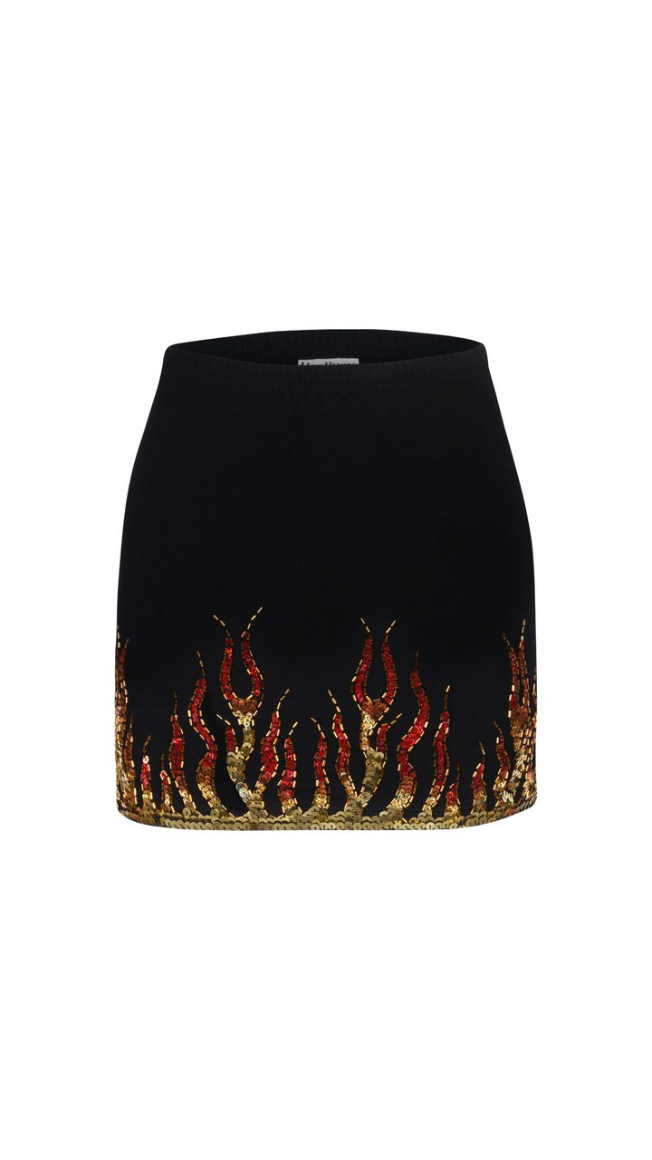 BLAZE SEQUIN SPARKLE MINI SKIRT