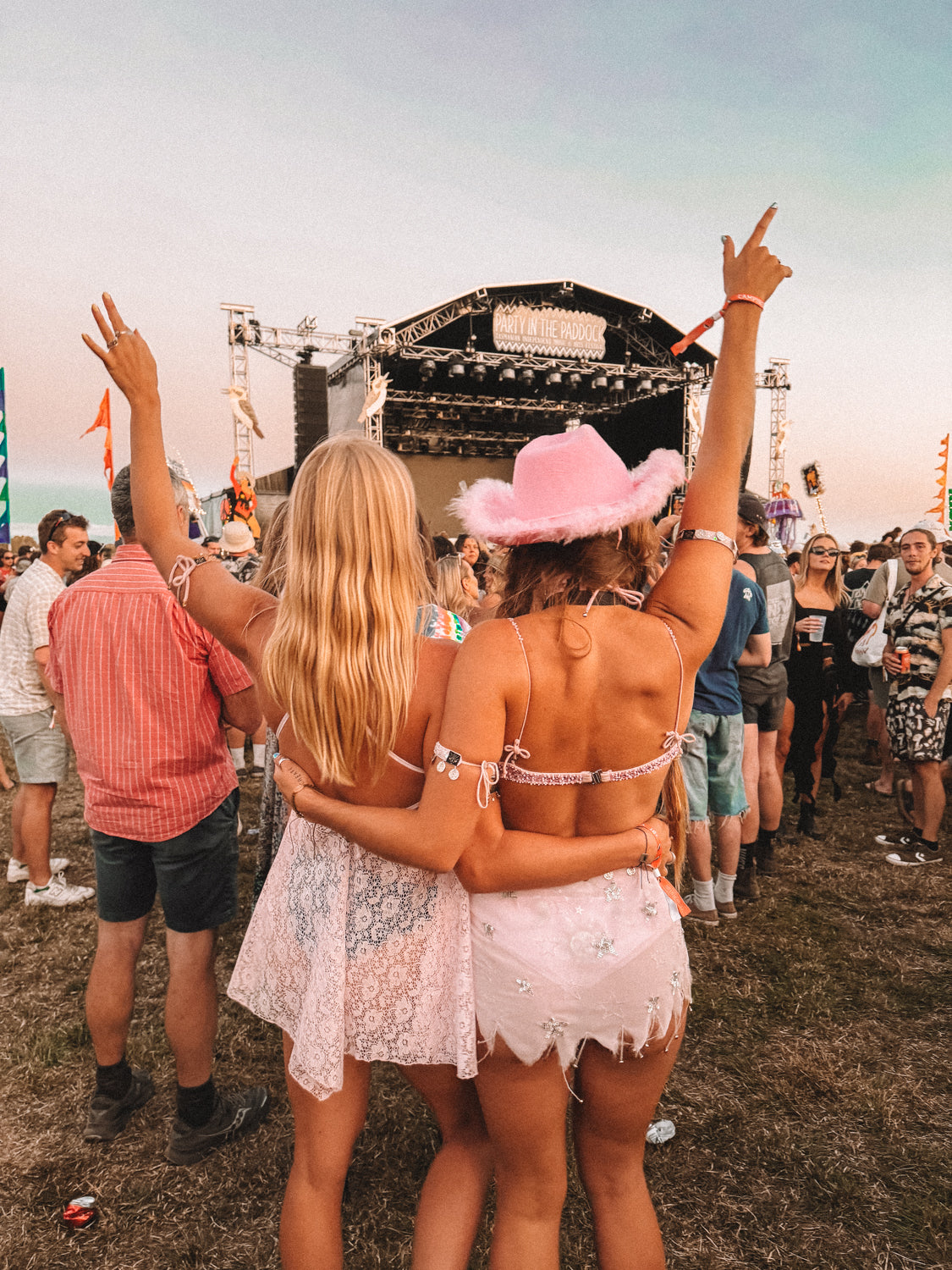 Rose gold 2024 festival outfit