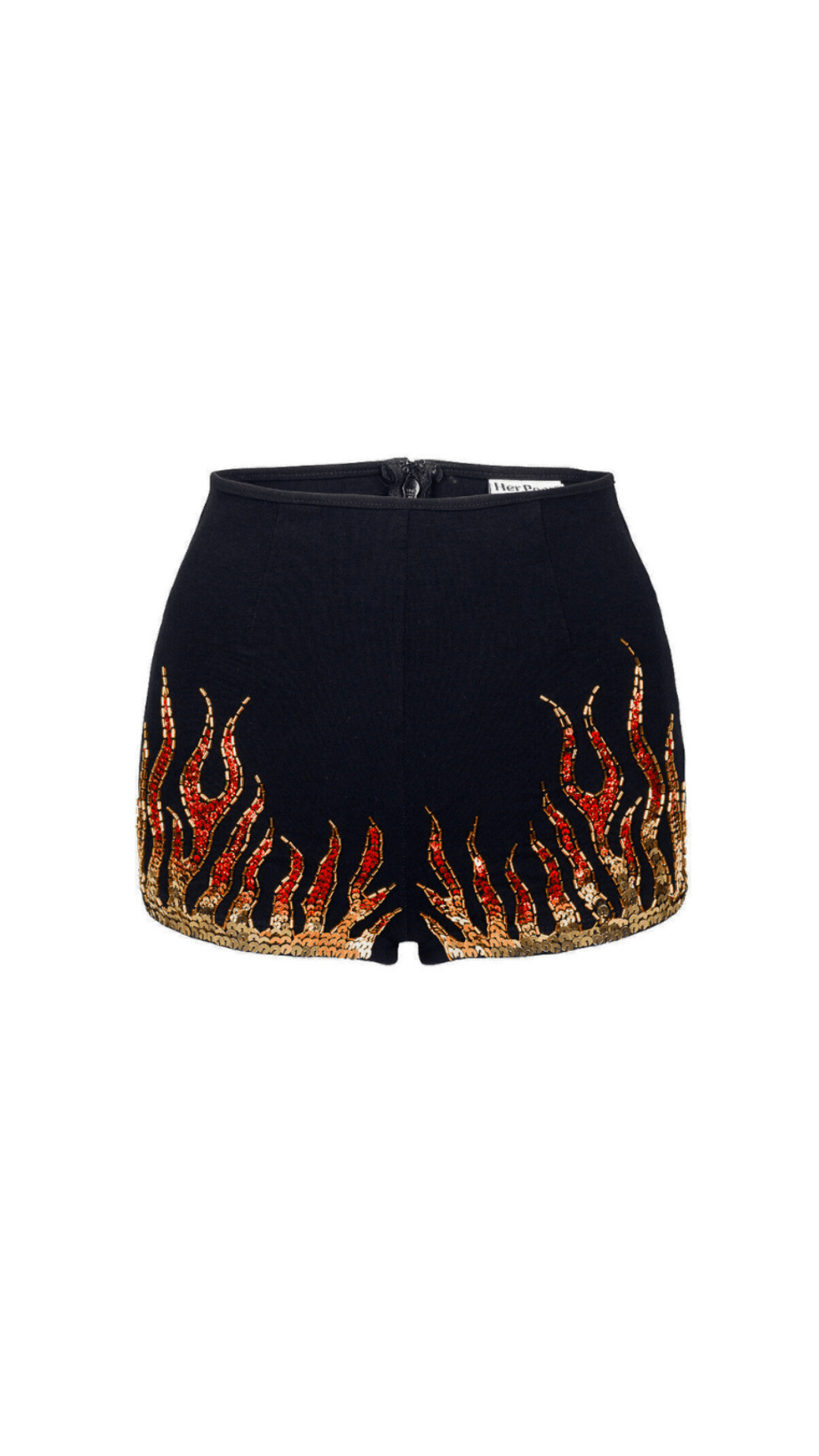 BLAZE SEQUIN SPARKLE HOT PANT SHORTS - Her Pony