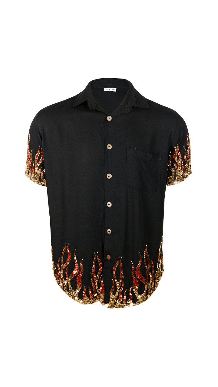 BLAZE SEQUIN SPARKLE MENS SHIRT - Her Pony