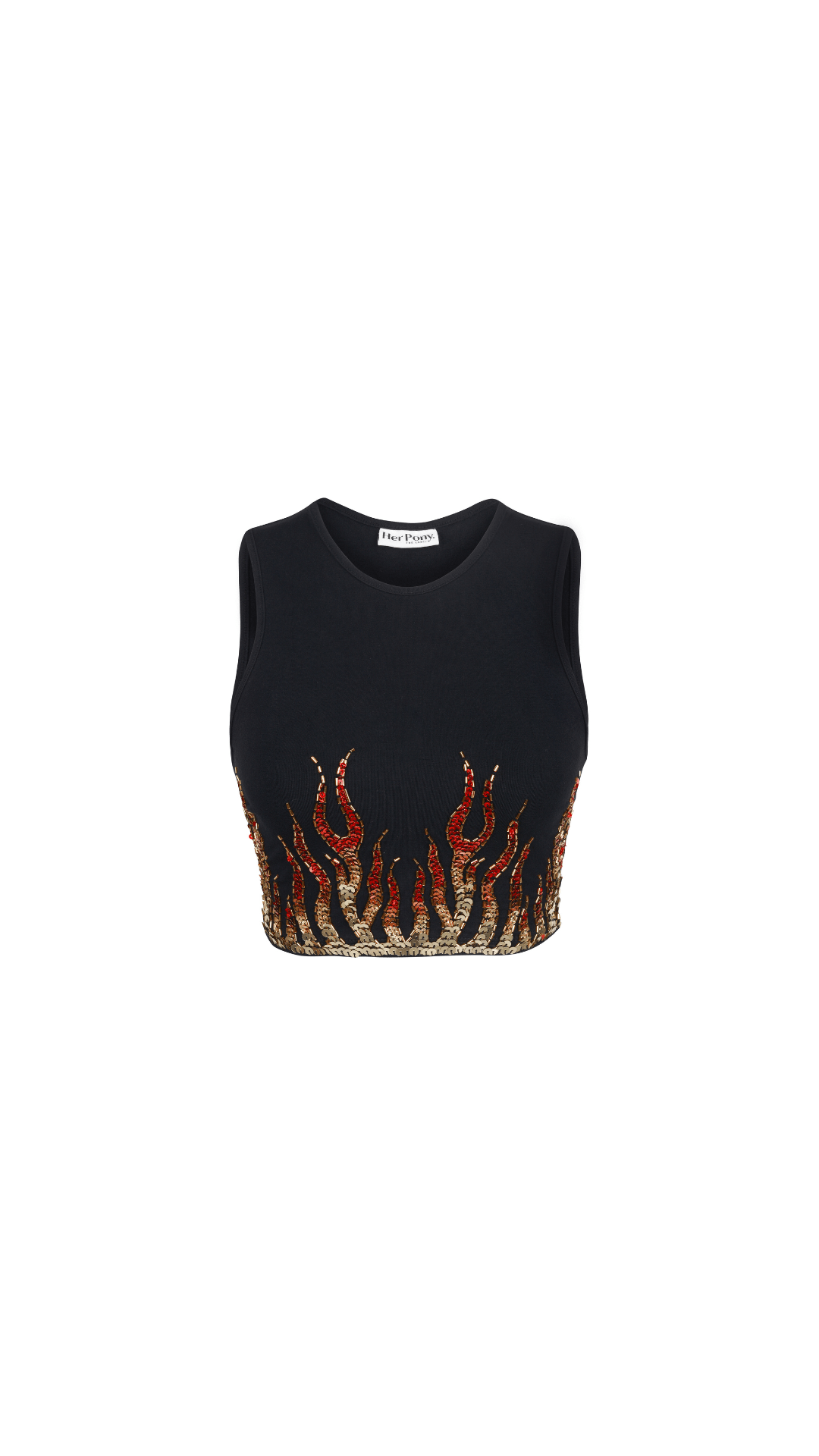 BLAZE SEQUIN SPARKLE MINI CROP - Her Pony