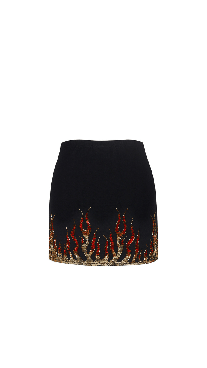 BLAZE SEQUIN SPARKLE MINI SKIRT - Her Pony