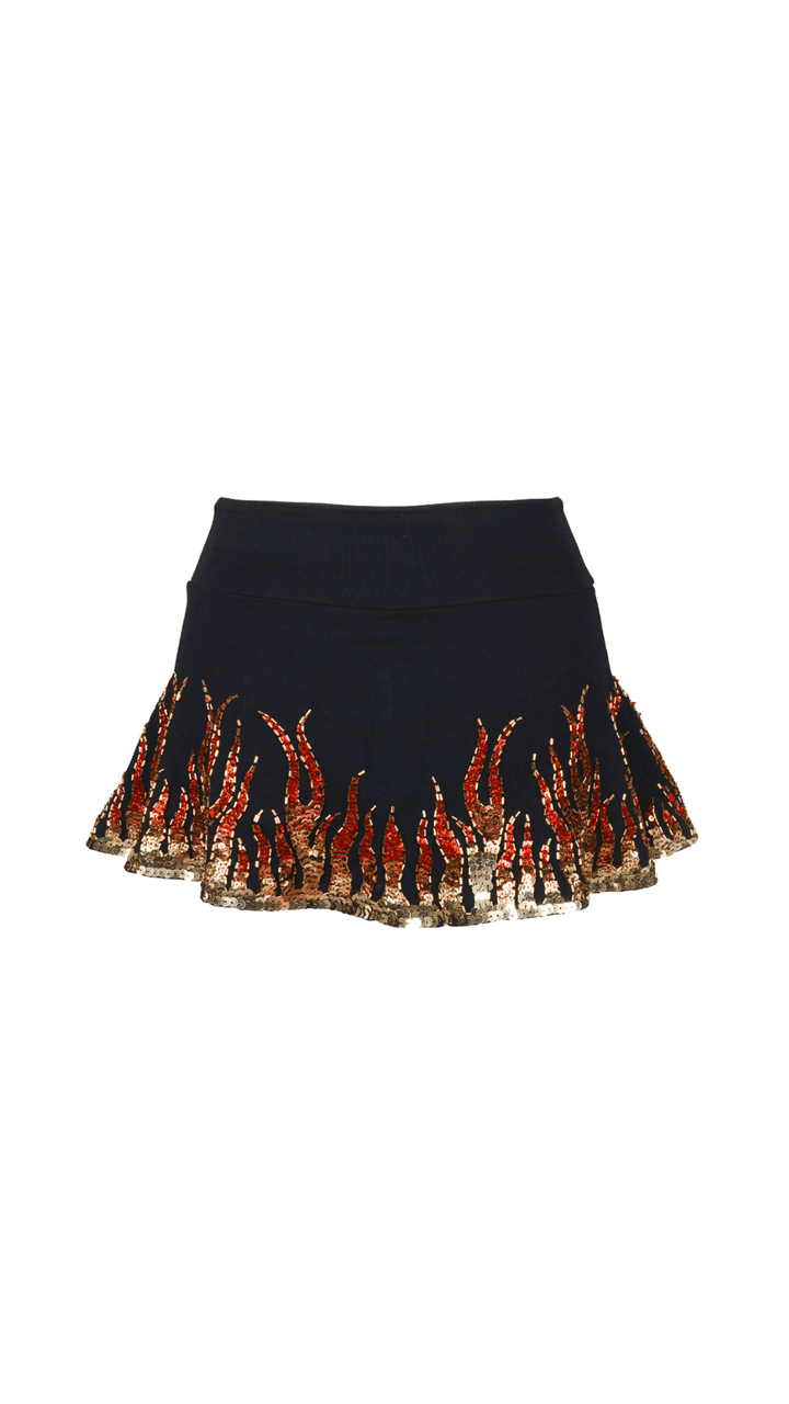 BLAZE SEQUIN SPARKLE TENNIS SKIRT / SHORTS COMBO - Her Pony