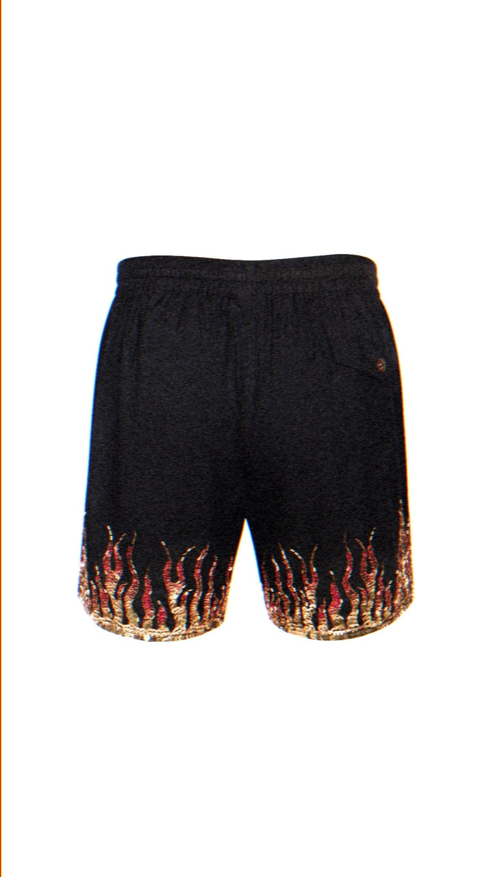 BLAZE SEQUIN SPARKLE UNISEX SHORTS - Her Pony