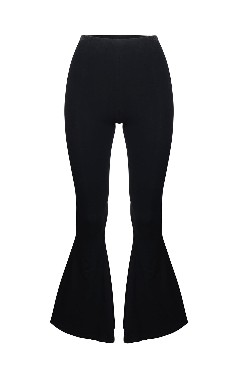 DAHLIA HIGH WAISTED FLARES - BLACK - Her Pony