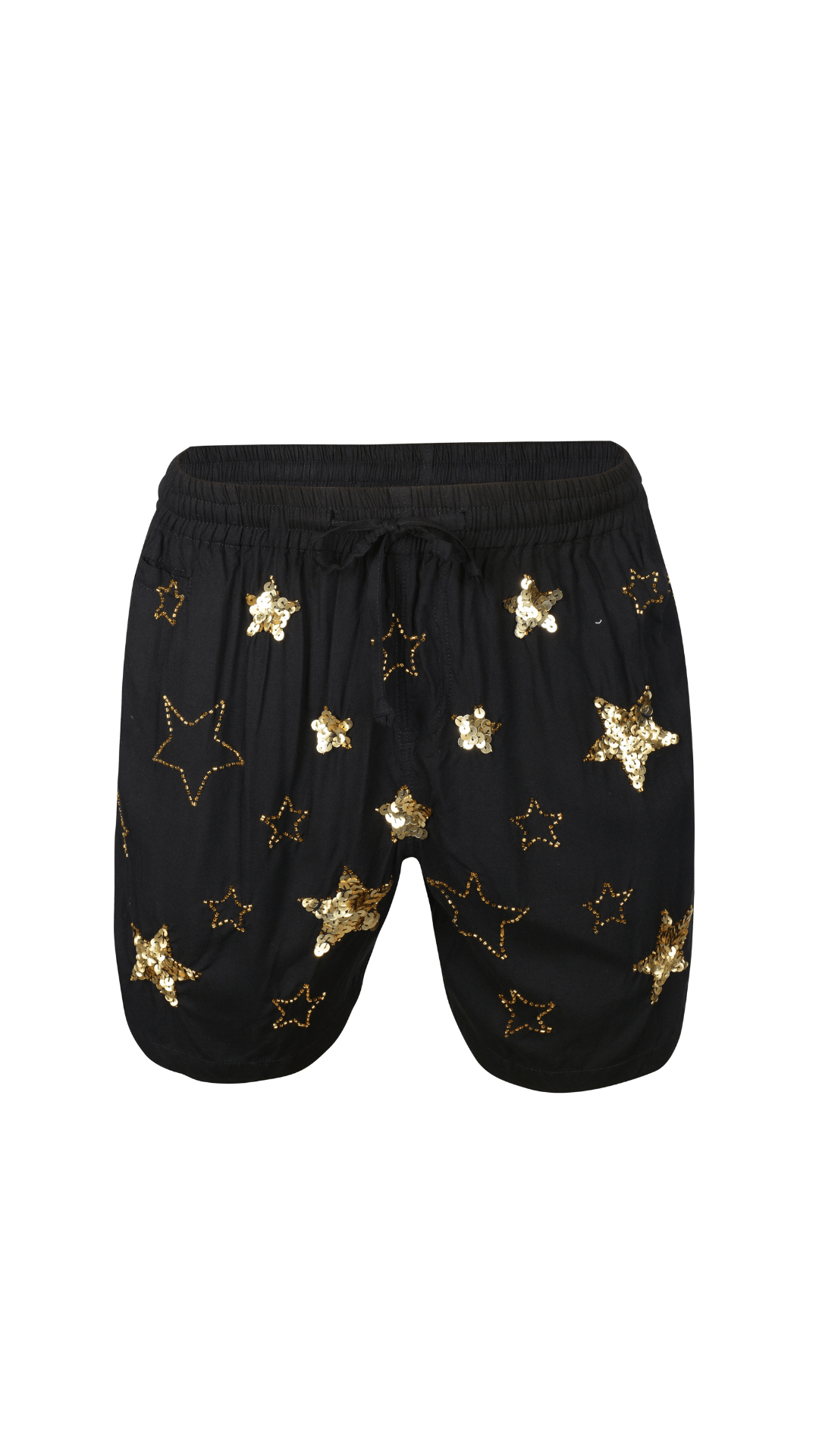 PHOENIX MENS SHORTS - BLACK/GOLD - Her Pony