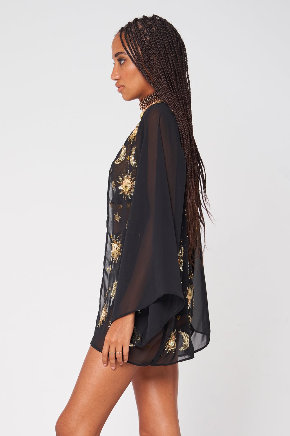 PRE-SALE / STELLA SEQUIN SPARKLE KIMONO - Her Pony